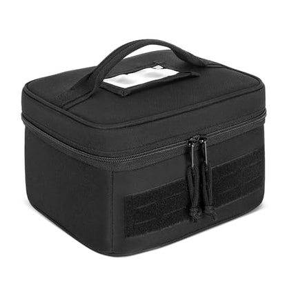 GOBUROS Shooting Glasses and Earmuffs Carrying Case for Shooting Range | Soft Protective Carrying Storage Case for Earmuff and Shooting Glasses, Universal Earmuff Case for Hunting Shooting, Only Bag