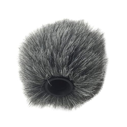 Microphone Furry Windscreen Muff Windshield for Camera Mic Protector with Large Pore Acoustic Foam Suitable for Outdoor Recording and Video Shooting