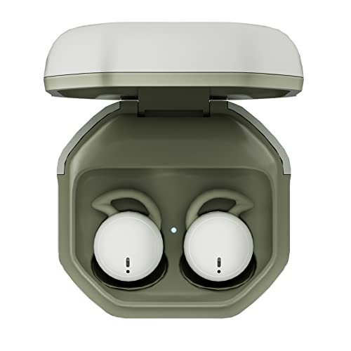 Mini Headphones Ear Buds, Wireless Bluetooth Earbuds for Small Ear Canals, Sleep Earbuds Noise Isolating, Invisible Earphone for iPhone PC Laptop Tablets Sports(WhiteGreen) - color: WhiteGreen