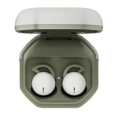 Mini Headphones Ear Buds, Wireless Bluetooth Earbuds for Small Ear Canals, Sleep Earbuds Noise Isolating, Invisible Earphone for iPhone PC Laptop Tablets Sports(WhiteGreen) - color: WhiteGreen