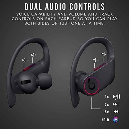 Powerbeats Pro Totally Wireless & High-Performance Bluetooth Earphones Black (Renewed) - color: Black