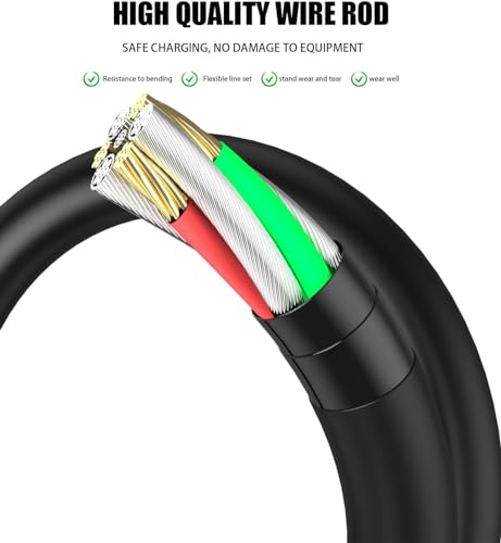 3.5mm USB Charger Cable,3.5mm Male AUX Audio Jack to USB Male Charge Cable Adapter Cord,Compatible with MP3,Headphones,Speakers,Voice Recorder and Any Other Devices with 3.5mm Port(3.3 ft)(1)