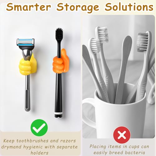 12-Pack Silicone Thumb Cable Clips, Fun Cord Holders & Wall Hooks for Desk, Car, or Home — Multi-Purpose Wire Organizer, Key & Charger Management Solution