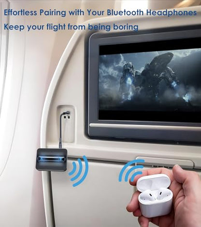Bluetooth Transmitter for TV to 2 AirPods/Headphones Dual Link