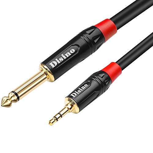 10 feet 1/4 to 1/8 Cable, Mono to Stereo Interconnect Adapter, Professional Quality, Incredible Durability - size: 10 Feet