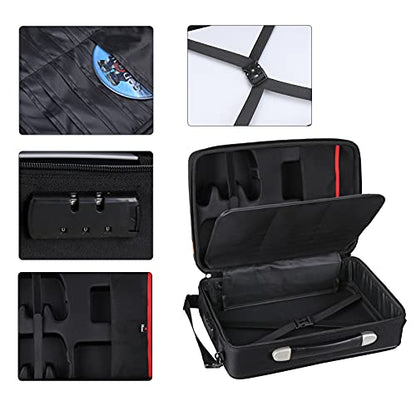Mchoi PS5 Carrying Case-Customized Hard Shell Travel Bag with Password Lock for Playstation 5 Console, Controller, Games, Gaming Headset & Accessories, Case Only
