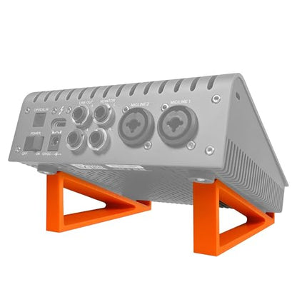 Musiin Audio Interface Stand compatible with SSL2+ MK2,ID14 MK2,Apollo X4 - color: orange color
