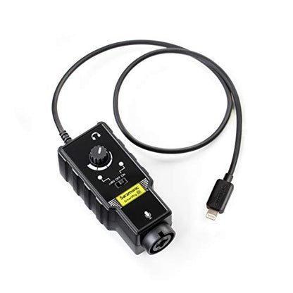 Saramonic SmartRig Di |Professional Lightning Audio Interface with XLR & 1/4" Inputs for iPhone & iPad - size: 1-Ch Lightning