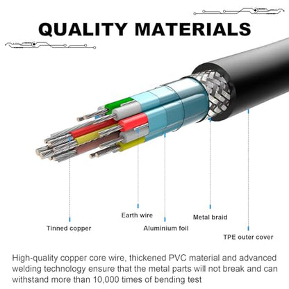 QC35 Audio Cable for Bose QuietComfor/Ultra QC25 QC35II QC45 700 Headphones | 2.5mm to 3.5mm Aux Cable for Bose OE2, SoundTrue, SoundLink Headphones, MP3, MP4, Tablets, Laptops, PCs, 135° Angle Plug, 5ft - style: Angle Jack