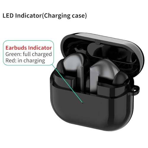 Charging Case Inended for Samsung Galaxy Buds 3 Pro,Replacement Charger Station with USB C Cable Wired Earbuds Charger Case Dock Stand Cradle Cover (Black) - color: Black
