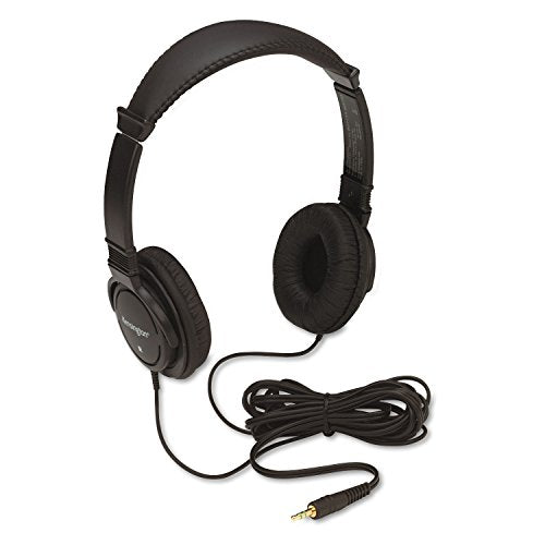 Kensington Hi-Fi On-Ear Headphones with 9-Foot Cord, 3.5mm Jack Headset (K33137) - style: Headphones