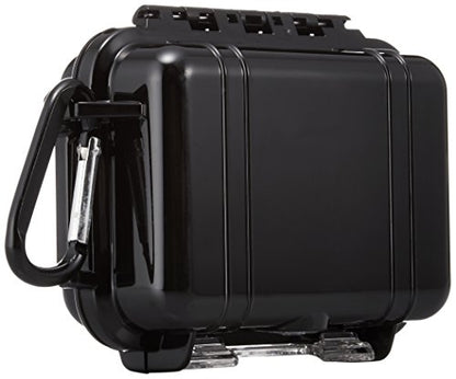 Pelican 1010 Micro Case (Black) | Watertight hard shell with rubber liner and lanyard for electronics, cameras and travel - color: Black, size: One Size