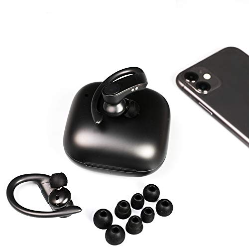 PB3 Earbuds Replacement Tips Ear Pads Compatible with Monster Beats Dr. Dre Beats Powerbeats3 Powerbeats2 Powerbeats1 Wireless Stereo Headphones- 4 Pairs(Black)