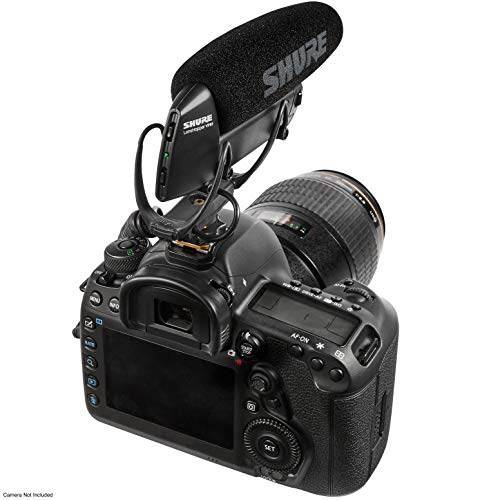 Shure VP83 LensHopper Camera-Mounted Condenser Shotgun Microphone for use with DSLR Cameras and HD Camcorders - Capture Detailed, High Definition Audio with Full Low-end Response - style: Standard