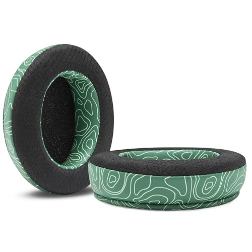 WC Freeze Crusher - Cooling Gel Earpads for Skullcandy Crusher & Hesh 3 | Made by Wicked Cushions | Also fits Crusher ANC 2, Crusher 720 & 1080 | Soft Memory Foam, Cooler for Longer | Emerald Tide - color: Emerald Tide