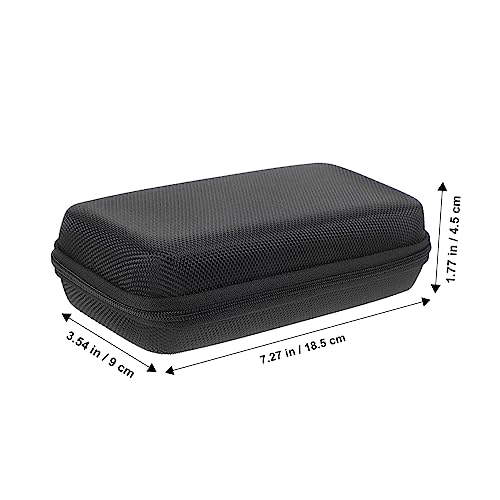 LIOOBO Microphone Storage Pouch Carrying Case EVA Protective Bag | 2 Pack, Lightweight Shockproof Waterproof Design, Built-In Mesh Pocket, Travel Business Use