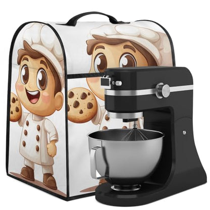 Kitchen Aid Mixer Cover Compatible with 6-8 Quarts, Cover for Ktchen Aid Stand Mixer, Kitchen Aid Dust Cover for Mixers, Kitchen Aid Bowl Lift Mixer Appliance Covers - color: Lovely baker