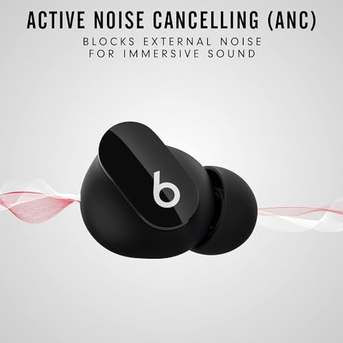 Beats Studio Buds + True Wireless Noise Cancelling Earbuds - Black/Gold (Renewed) - color: Black