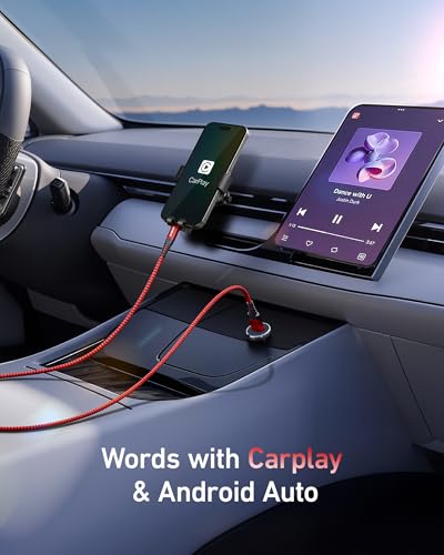 USB to USB C 케이블 고속 충전 [2팩 0.9m(3피트), 차량용 USB A to USB C 케이블 | 내구성이 뛰어난 브레이드 USB 타입 C 아이폰 충전기 USBC 코드 아이폰 17/16/15/프로 맥스/플러스, 삼성 갤럭시 S23 및 기타용 - 레드 - color: 레드, size: 3피트, style: USB A to USB C
