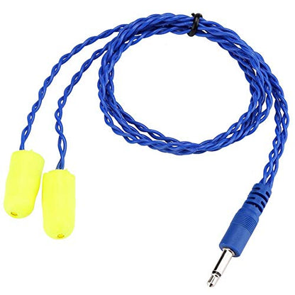 Auto Racing Mini Noise Reduction Foam Earbuds Mono Racing Speakers 1/8" Plug Safety Foam Earbuds Headphones for Hearing Noise Isolation