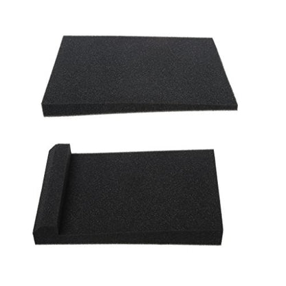 2 Pcs Sponge Studio Monitor Acoustic Isolation Foam Isolator Pads Sound Padding