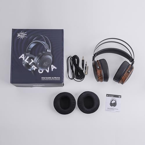 Kiwi Ears Altruva Over-Ear Headphone, Hi-Fi Wired 50mm Dynamic Driver