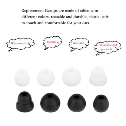 Replacement Earbuds Silicone Earbuds Buds Set 8 Pairs Compatible with Beats Flex Compatible withProwerbeats Pro - color: color10