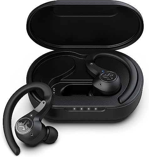 JLab Epic Air Sport ANC True Wireless Bluetooth 5 Earbuds, Headphones for Working Out, IP66 Sweatproof, 15-Hour Battery Life, 55-Hour Charging Case, Music Controls, 3 EQ Sound Settings - style: ANC