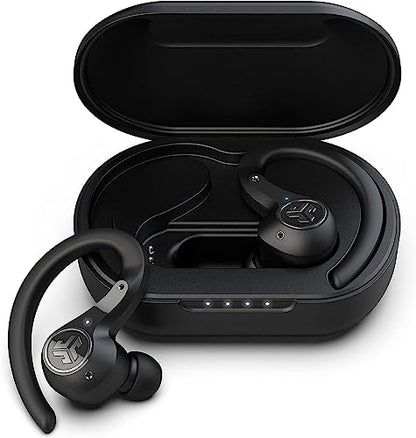 JLab Epic Air Sport ANC True Wireless Bluetooth 5 Earbuds, Headphones for Working Out, IP66 Sweatproof, 15-Hour Battery Life, 55-Hour Charging Case, Music Controls, 3 EQ Sound Settings - style: ANC