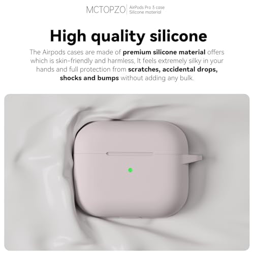 for AirPods Pro 3 Case 2025,Come with Cleaner Kit,Milk Tea | Silicone Protective Cover for Airpod Pro 3rd Generation Case with Keychain,for Women Men,One-Piece Design,Shockproof - color: B-Milk Tea