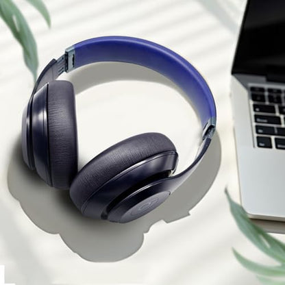 Ear Pads Replacement for Studio Pro - GVOEARS Ear Cushions for Beats Studio Pro Wireless Over Ear Headphones, Protein Leather Strong Adhesive (Navy Blue) - color: Navy Blue