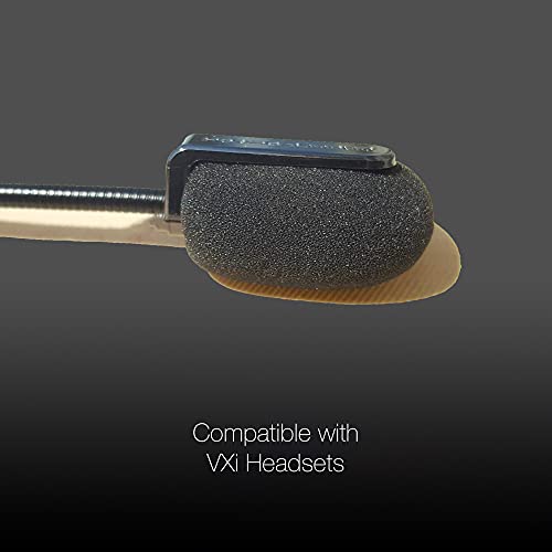 Foam Microphone Windscreens Covers 2 Pack I Compatible Gaming Headphones Mic - Turtle Beach Recon, Elite Pro, Sades SA708, Logitech Prodigy, Kotion G2000 by Global Teck - color: 2-Pack (Black)