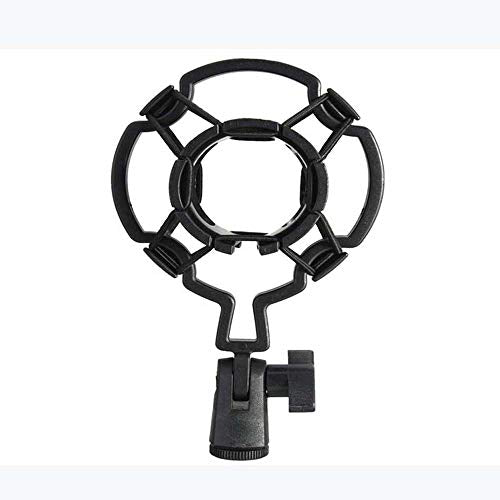 Universal Microphone Shock Mount, Mic Clip Holder for Diameter 47mm-53mm Mic Anti Vibration Adjustable High Isolation Shock Mount