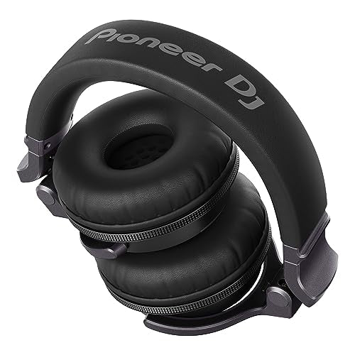 Pioneer DJ HDJ-CUE1 On-Ear Wired DJ Headphones, Foldable, Dark Silver | For new and everyday DJs, on-ear wired DJ monitoring headphones, comfortable, foldable, swivel earcups, clear cueing