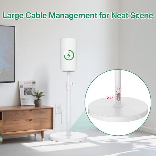 Height Adjustable Speaker Stands Pair for Sony HT-A9 Speaker Floor Stand - Heavy-Duty Surround Sound Speaker Stands for Sony HT-A9 Stands with Cable Management to Immersive Surround Experience