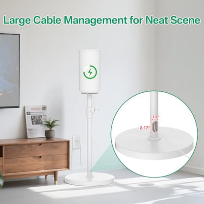 Height Adjustable Speaker Stands Pair for Sony HT-A9 Speaker Floor Stand - Heavy-Duty Surround Sound Speaker Stands for Sony HT-A9 Stands with Cable Management to Immersive Surround Experience