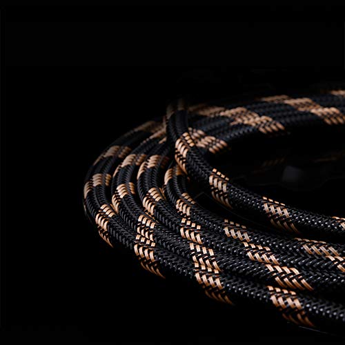 SKW Subwoofer RCA Y-Splitter 3.2ft/1m Cable, Male to 2Male RCA UHP Copper | Multi-layer shielded, 24K gold-plated split-tip plugs,low-loss sub-bass signal path, AV receiver & dual-sub hookup - size: 3.2ft (1m)