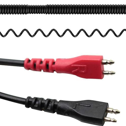 Coiled Cable Earphones Extra Cable for Sennheiser HD 25-sp HD 222 HD 224 HD 230 HD 250 HD 250 Linear II HD 414 HD 414 SL Headphone Accssory