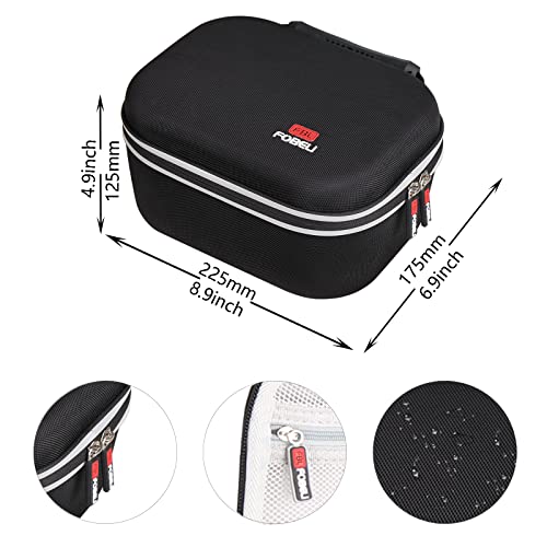FBLFOBELI Hard Case for Walker's Razor Slim/Howard Leight Shooting Ear Protection Electronic Shooting Muffs Earmuff - color: Black