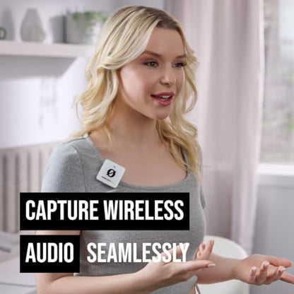 RØDE Wireless ME Dual Set Ultra-Compact Wireless Microphone System with Built-in Microphones, GainAssist Technology and 100m Range for Filmmaking, Interviews and Content Creation (White) - style: WIME Dual - White