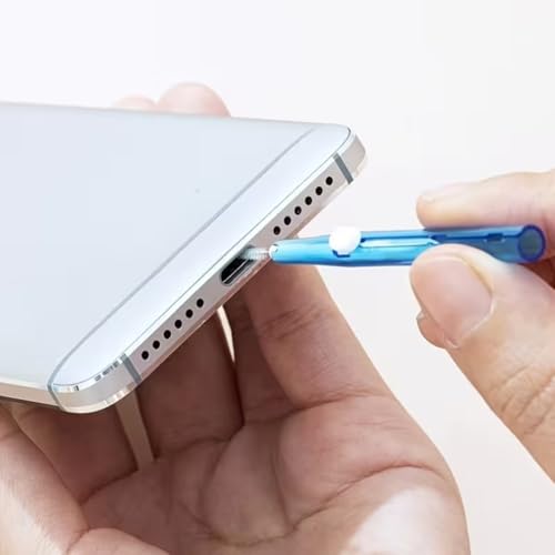 4pcs Retractable Cleaner Kit for Phone, Multi-Functional Phone and Earphone Cleaning Kit, Cell Phone Cleaning Repair & Recovery Phone and Pad Charging Port