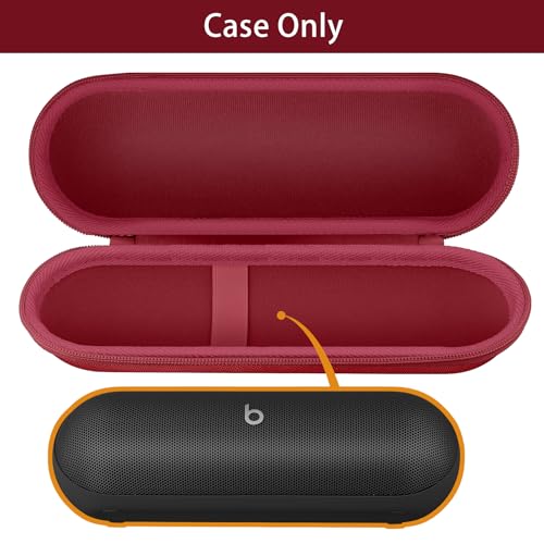 Aenllosi Hard Case for Beats Pill - Speaker Statement Red | EVA case construction, Water-resistant design, Dust-resistant design, Case only - color: Statement Red