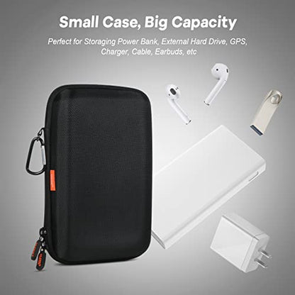 Shockproof Hard Shell Carrying Case, Large Capacity Storage Pouch Bag - color: Z Black and Deep Purple