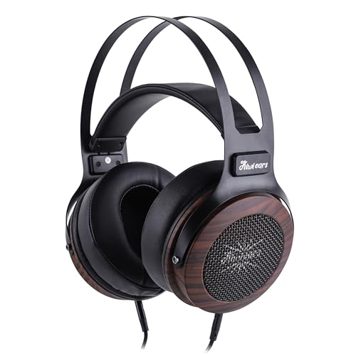 Linsoul Kiwi Ears Altruva Hi-Fi 50mm Dynamic Driver Monitoring Headphones - color: BlackWood