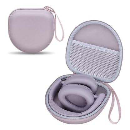 Headphone Case for JLab/Beats/TOZO/BERIBES/Picun Etc Headphones, Mauve | for JLab JBuds Lux ANC/Go Lux ANC, Beats Studio Pro/Solo 4 3,TOZO HT3,KVIDIO Etc Headphone, Hard Shell Case for Travel Home - color: Mauve