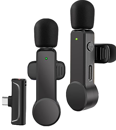 NPTCL Mini Wireless Microphone USB C for iPhone 17/16/15, Android Phone - style: 01 USB C
