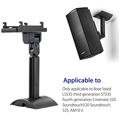 Bestparts Wall Mount Ceiling Bracket Stand for UB-20 Series II Bracket | Replacement For Bose Lifestyle CineMate, SoundTouch & Virtually Invisible 300, mountable for surround center speakers