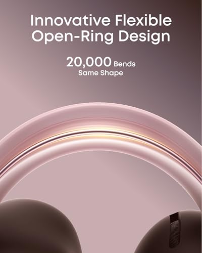 Soundcore AeroClip by Anker, Open-Ear Earbuds, Clip-On Headphones, Adaptive Comfort, Clear Calls with 4 Mics and AI, Stable Fit, 12mm Drivers for Powerful Bass, Hi-Res, Open-Ring Design | Ultra-Comfort for Running Workout, Stable, Power Bass, Hi-Res, 32H