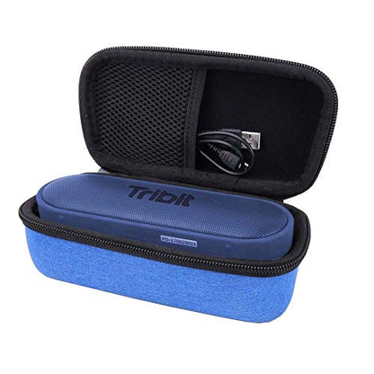 Aenllosi Case for Tribit XSound Surf/Go Portable Bluetooth Speaker, Blue | EVA case construction, Water-resistant, Dust-resistant design, Smooth zipper access, Carry handle, Case only - color: Blue