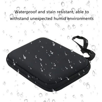 Protective External Hard Drives Case for 2.5Inch Devices Carrying Case Covers with Space for Cables and Earphones Portable External Carry Bag